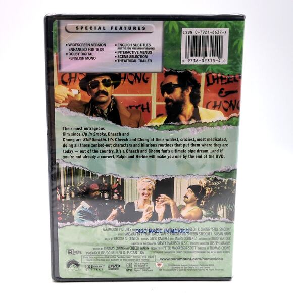 Cheech & Chong Still Smokin DVD WideScreen Collection 2000 Brand New Sealed - Picture 2 of 2